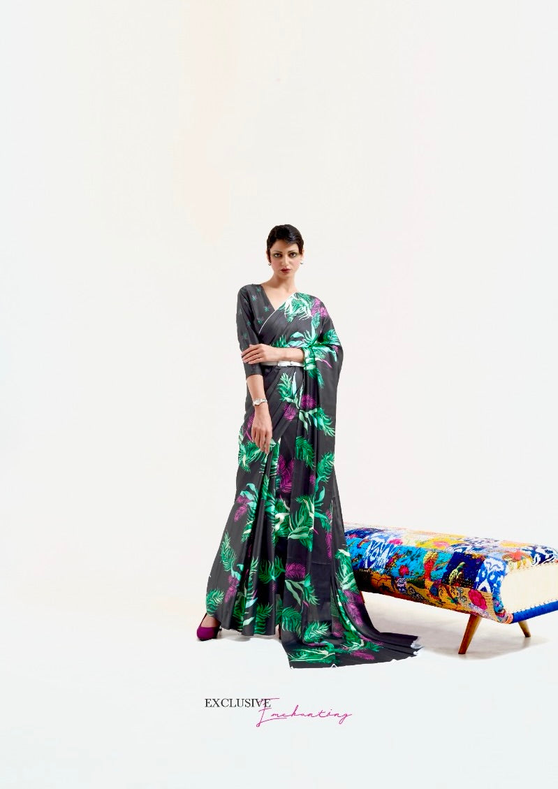 Noir Printed Saree
