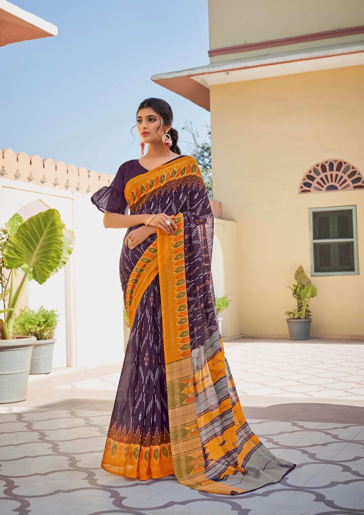 latest pure soft cotton sarees
