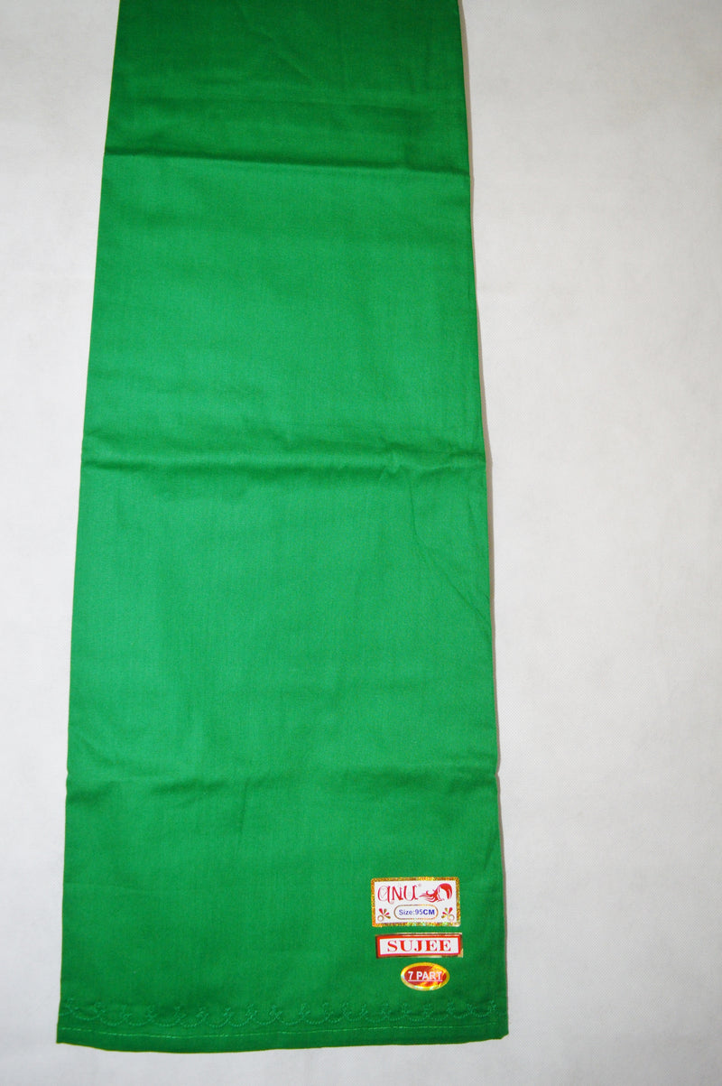 Green Colour Cotton Petticoat / Skirt