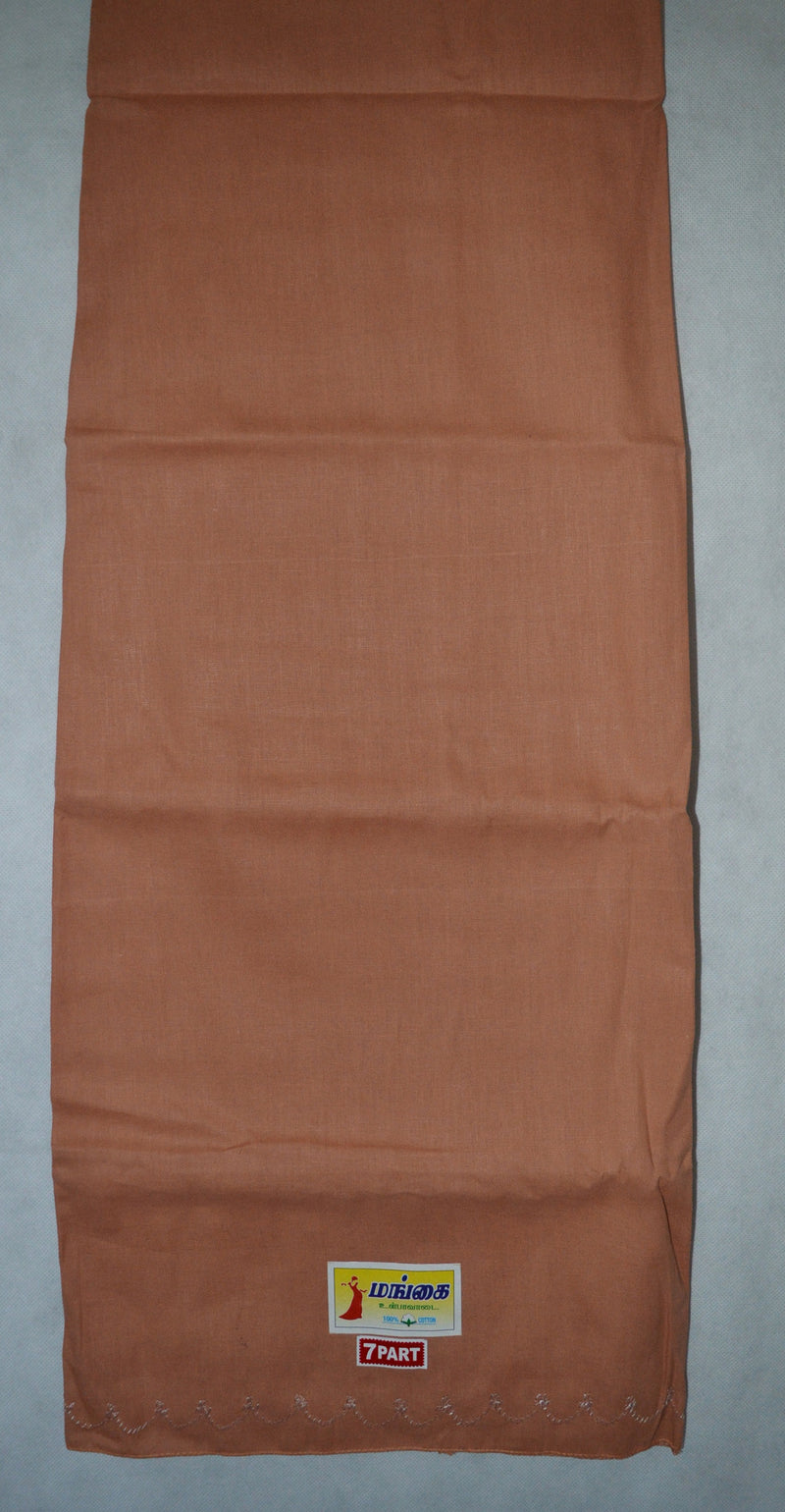 Tangerine Colour Cotton Petticoat / Skirt