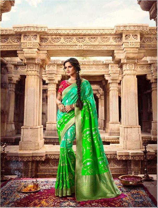 Pure Silk Saree with Designer blouse