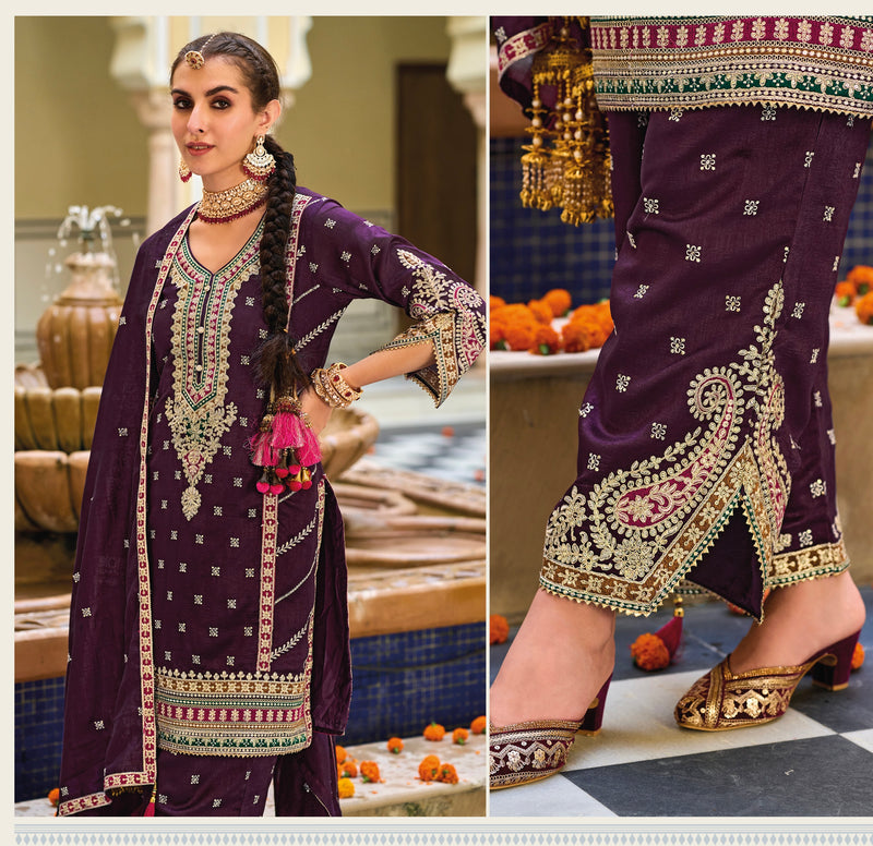 Dhoti Style Readymade Patiala Suit Size-M, L, XL