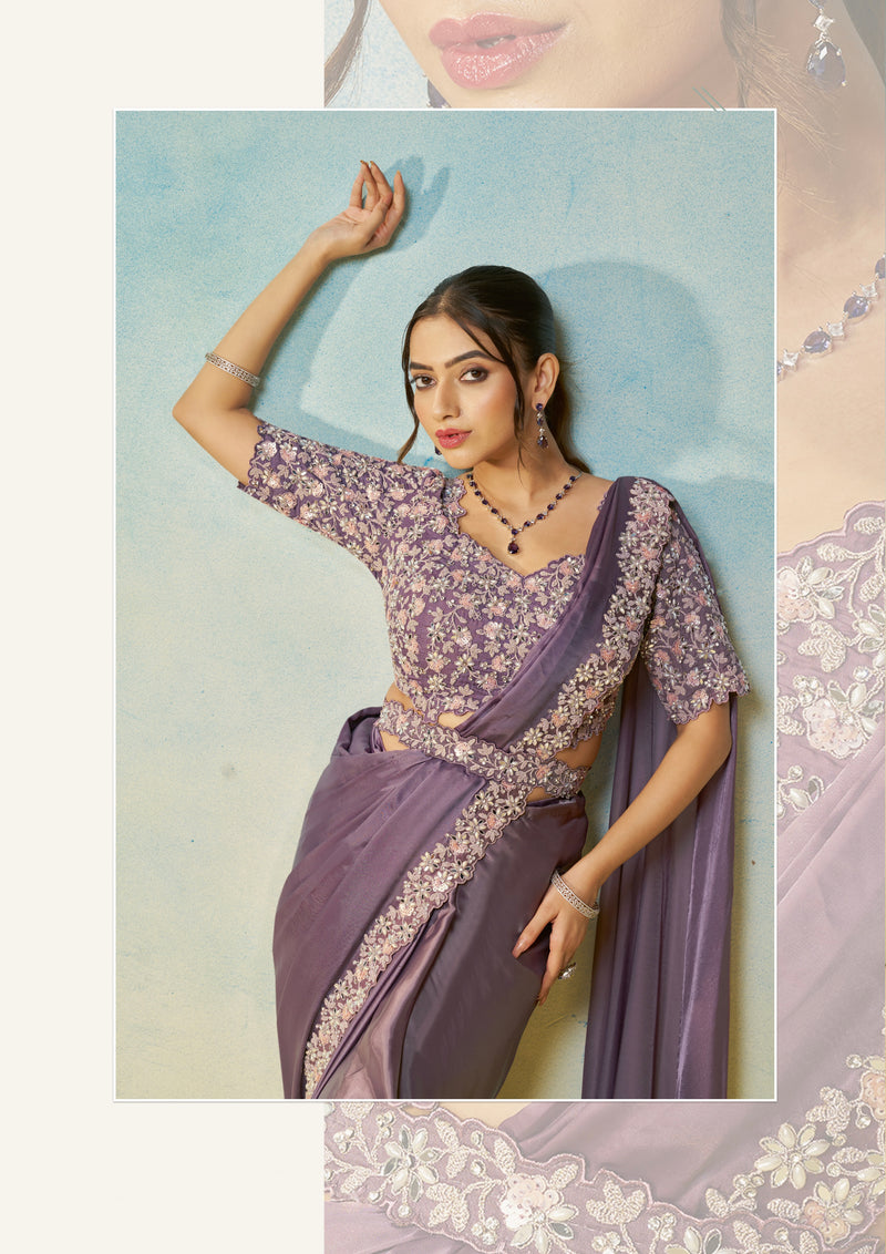 Ready To Wear Saree with Stitched Blouse