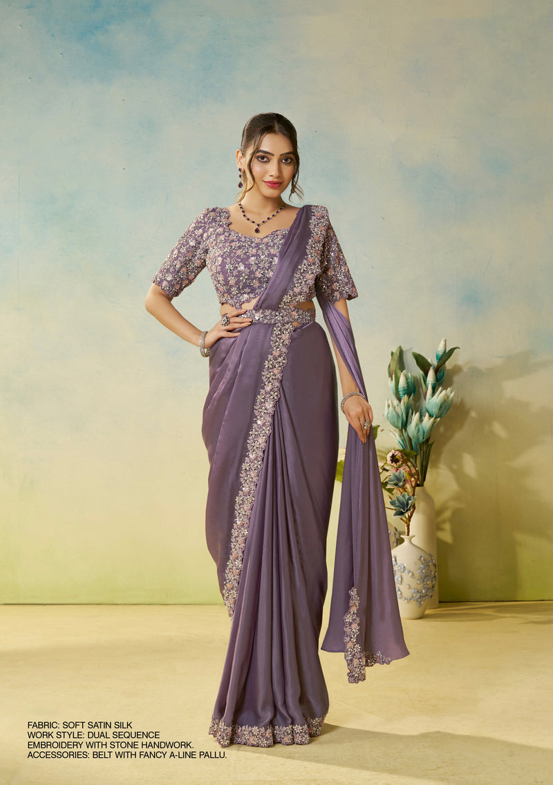 Ready To Wear Saree with Stitched Blouse