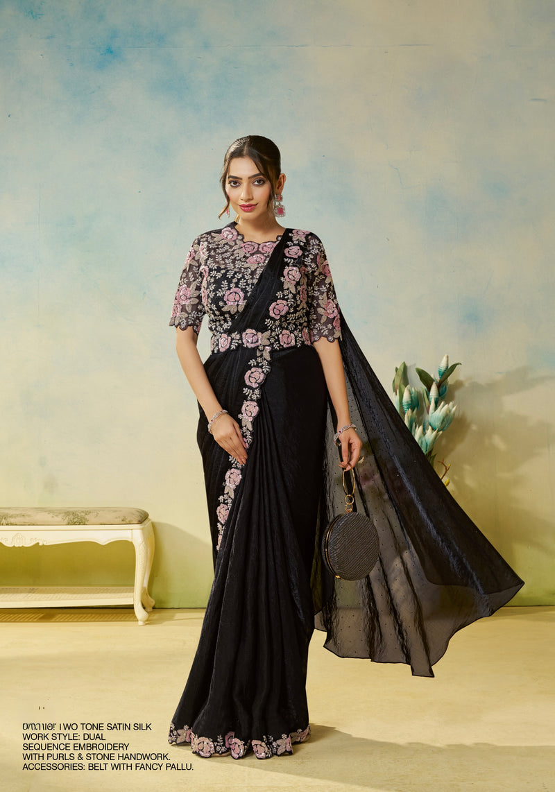 Ready To Wear Saree with Stitched Blouse