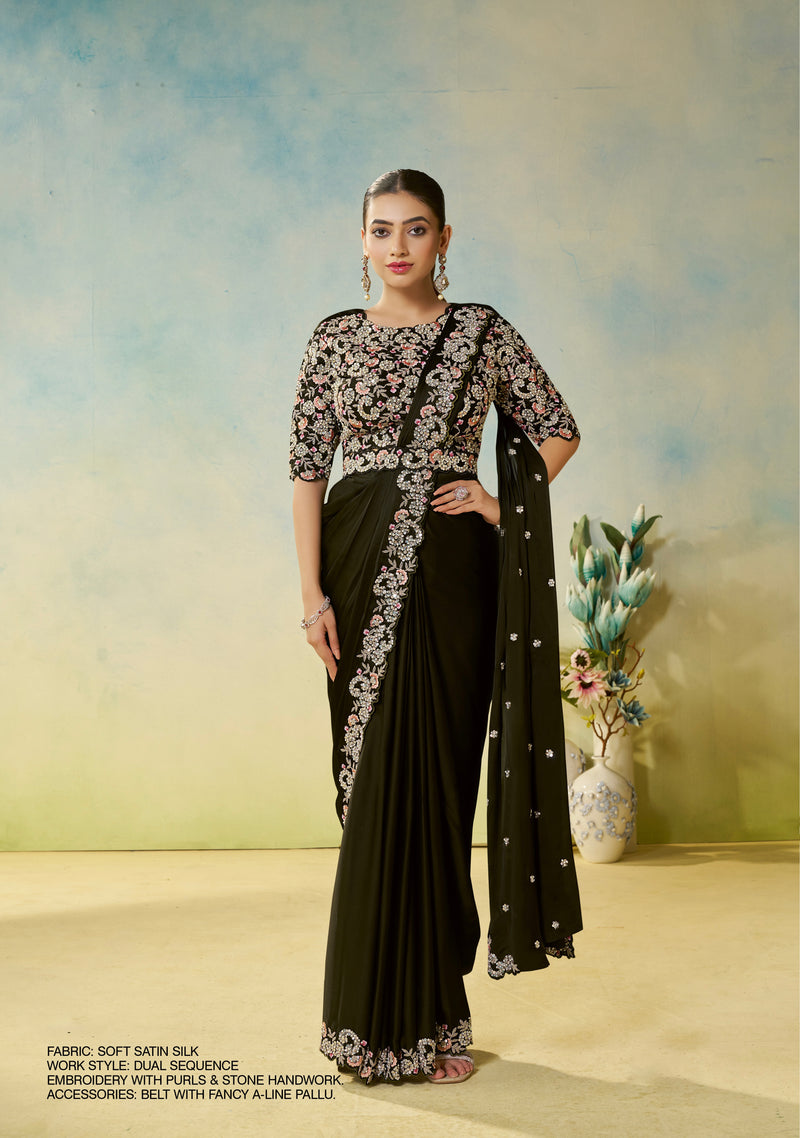 Ready To Wear Saree with Stitched Blouse