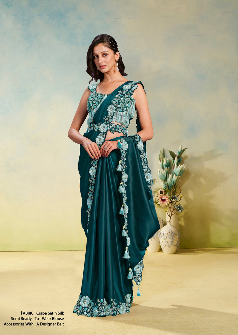 Ready To Wear Saree with Stitched Blouse