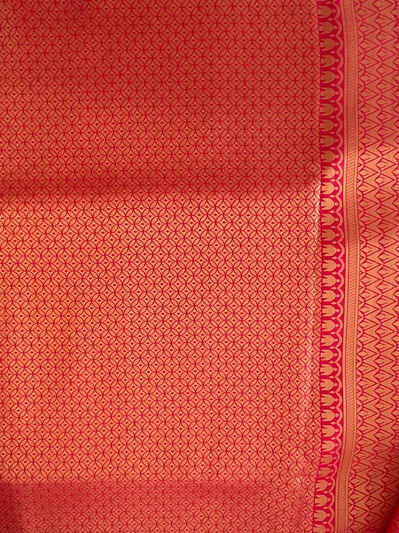 Pink Colour Kanchipuram silk Saree