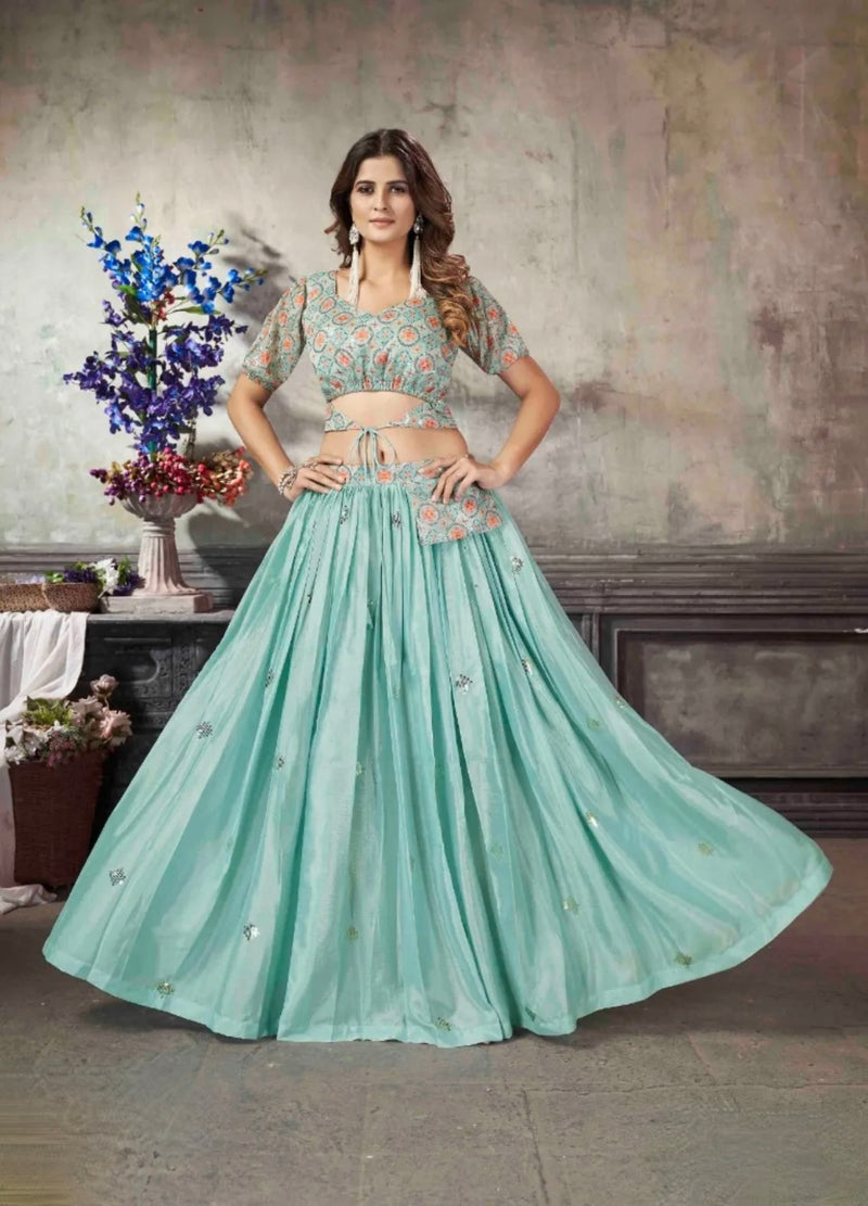 Fully Stitched Lehenga choli - Size M