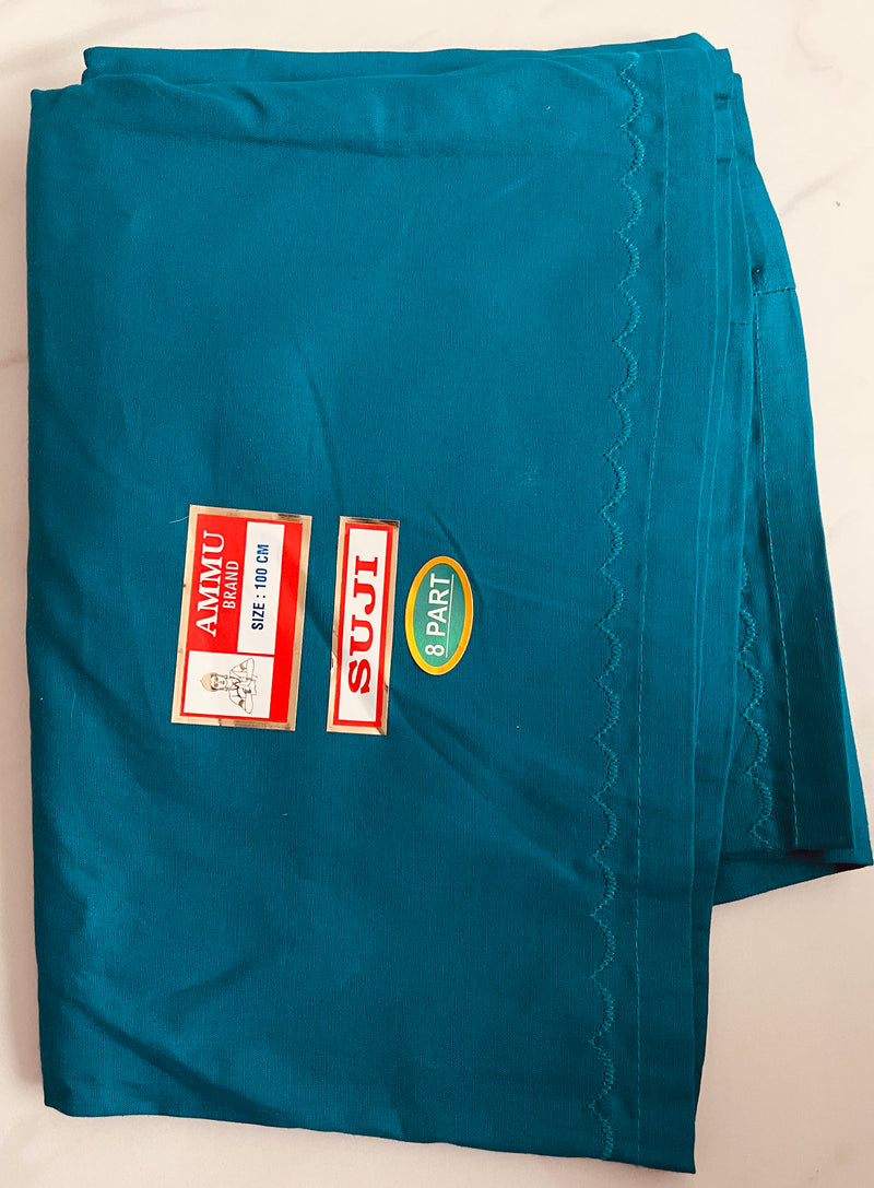 Teal Colour Cotton Petticoat / Skirt