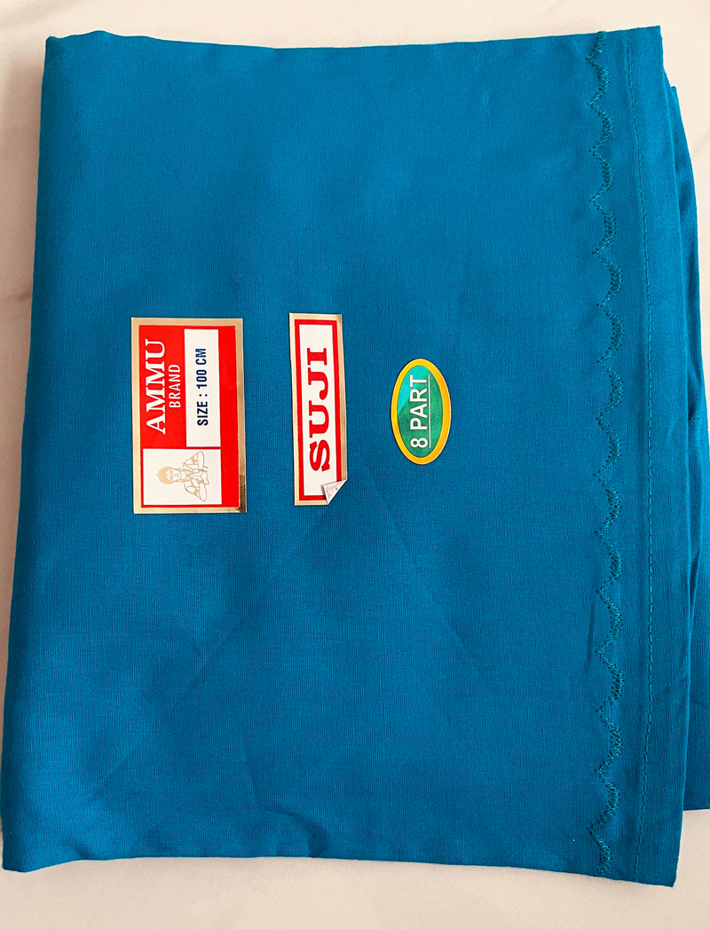 Blue Colour Cotton Petticoat / Skirt