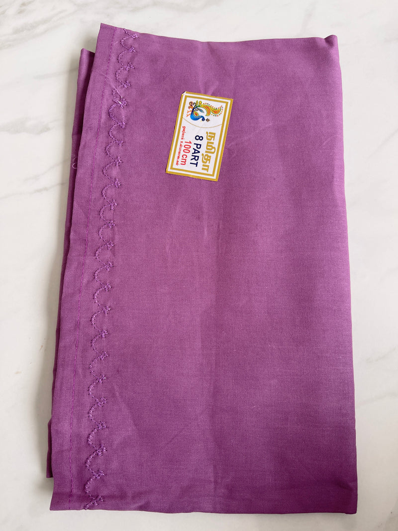 Purple Colour Cotton Petticoat / Skirt