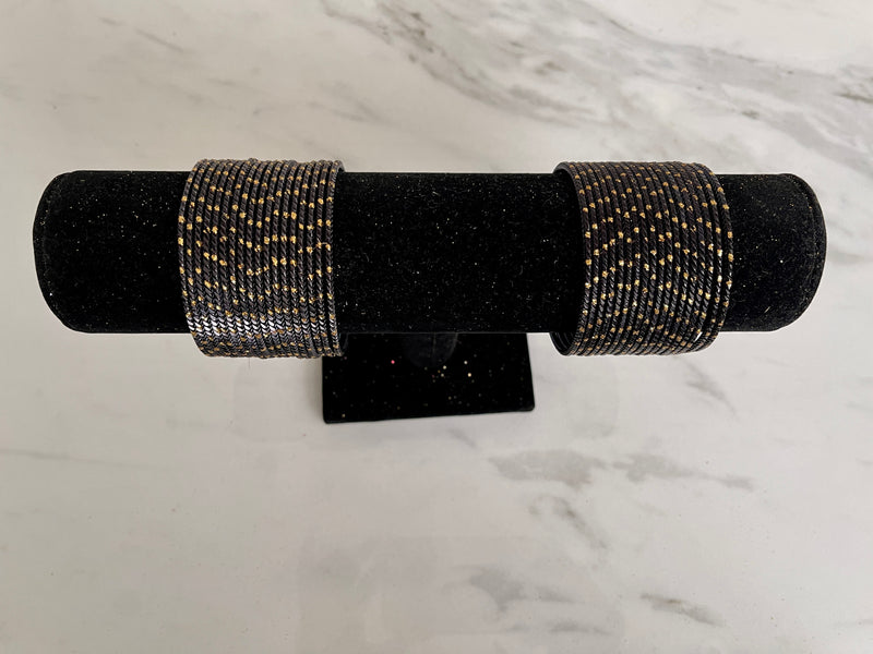 Black colour metal bangles
