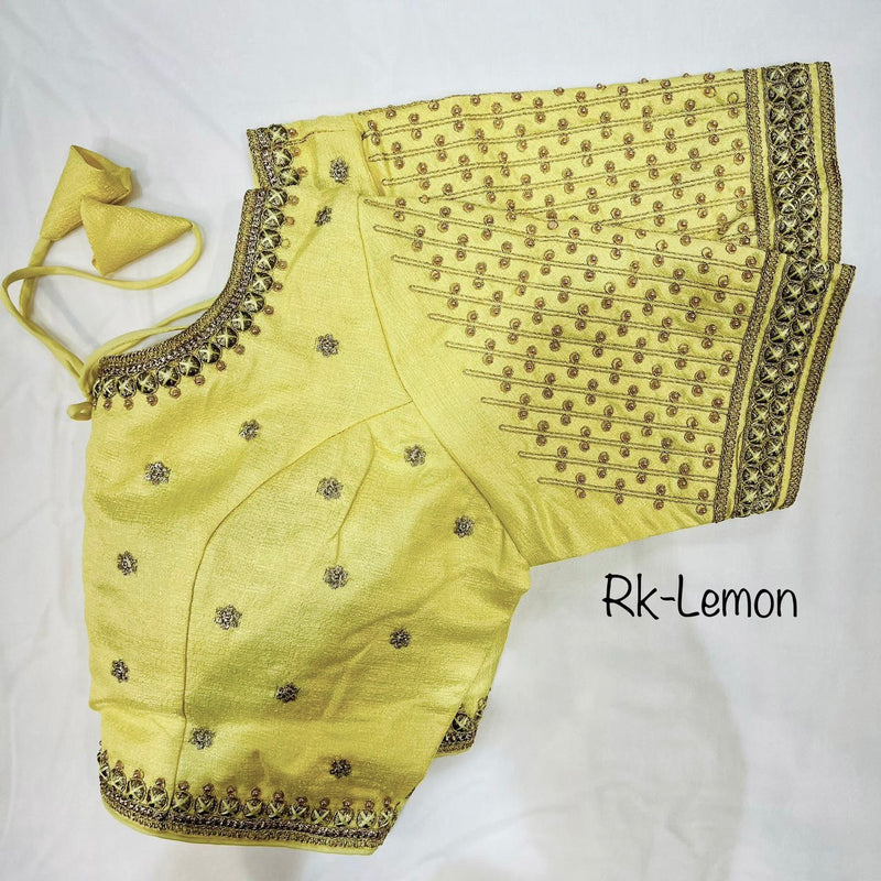 Embroidery work designer blouse