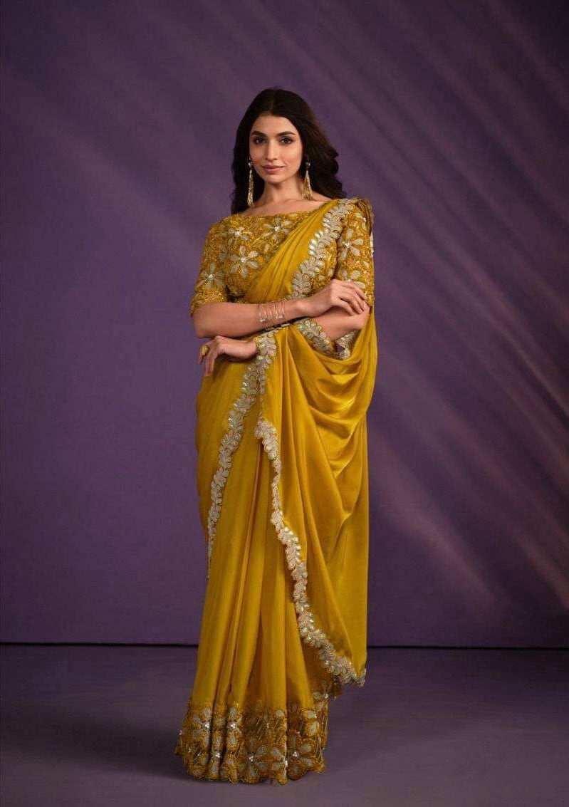 One Minute Saree with Stitched Blouse