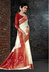 Exclusive Gold Zari  Work Silk Saree