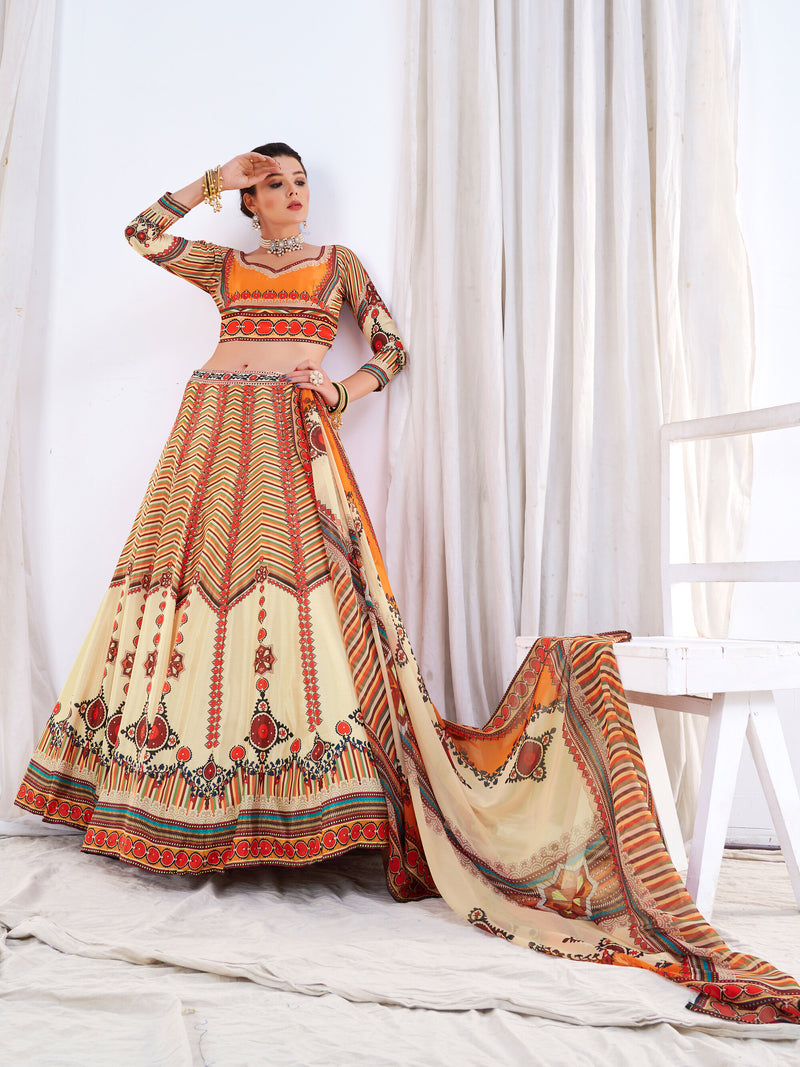 Fully Stitched Lehenga choli in Size Medium