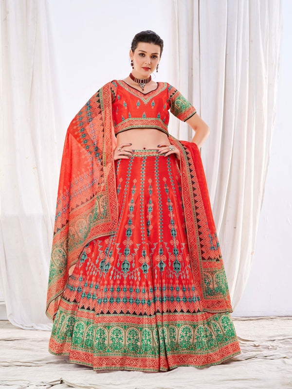 Fully Stitched Lehenga choli in Size Large