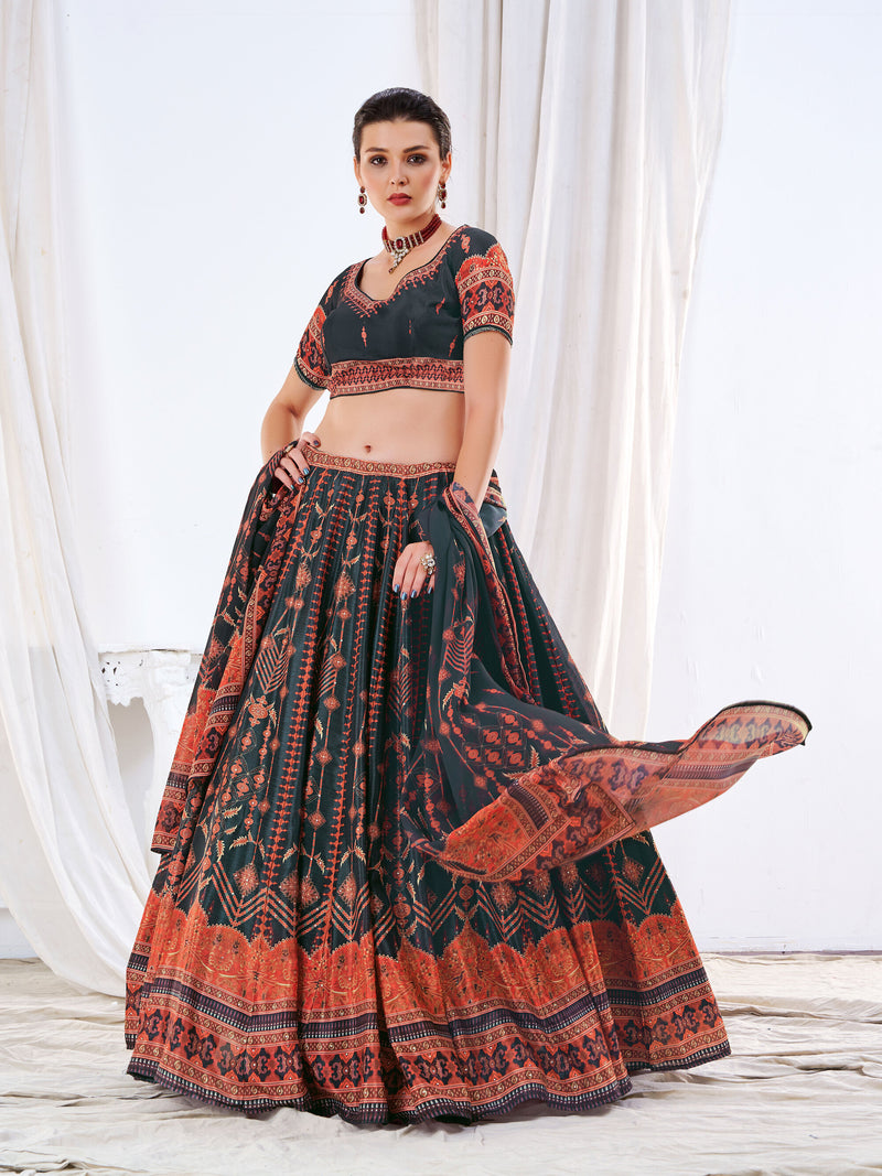 Fully Stitched Lehenga choli in Size Large