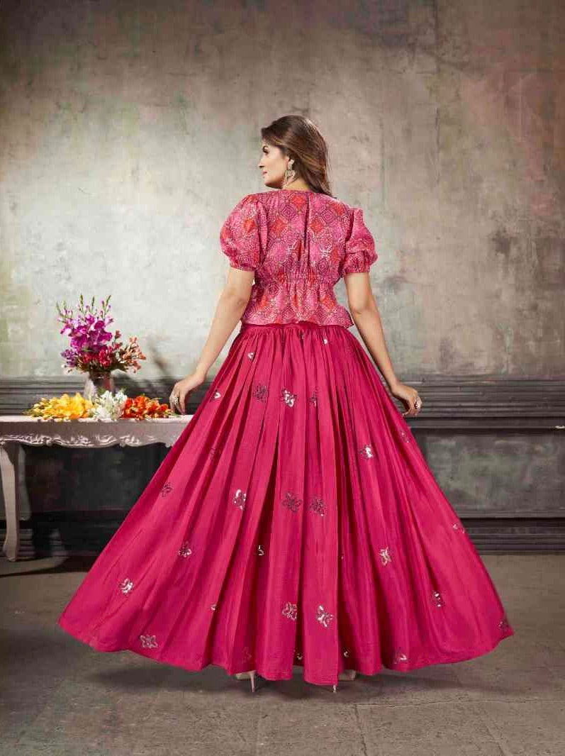 Fully Stitched Lehenga choli - Size M