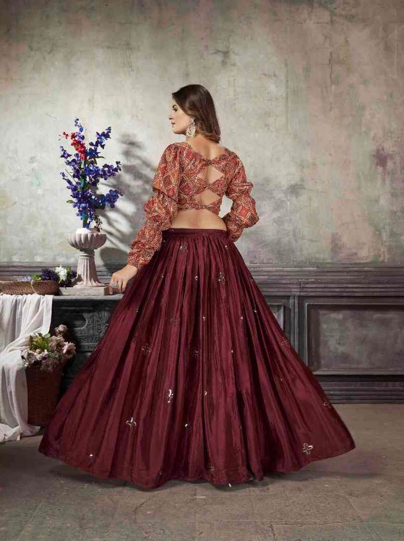 Fully Stitched Lehenga choli - Size M