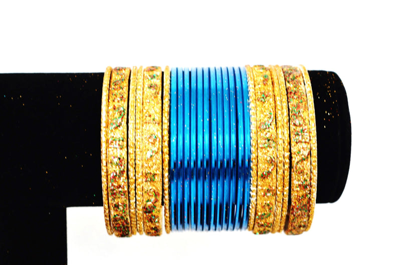 Set Of 24 Indian Bollywood Jewellery Bangles