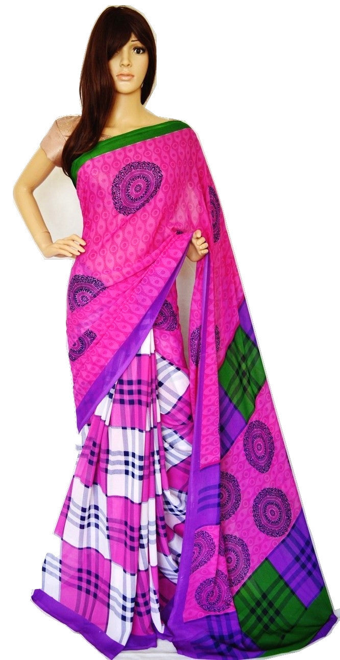 Exclusive  Fancy Saree With Blouse Piece
