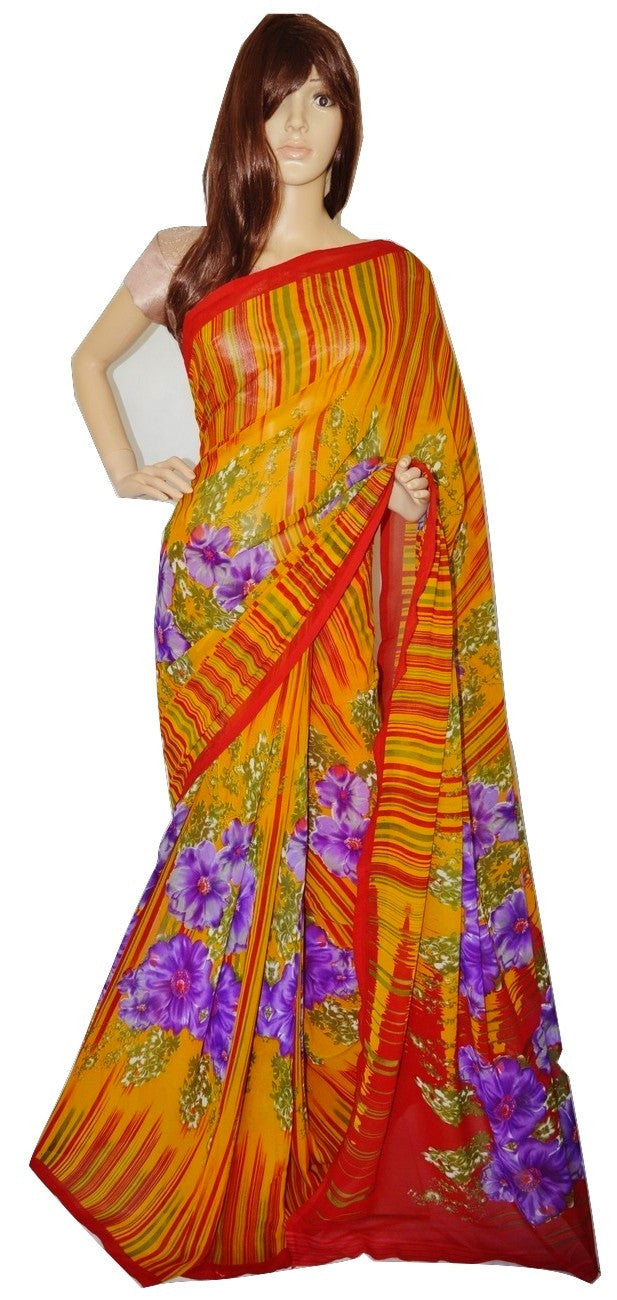 Exclusive Fancy Saree With Blouse Piece