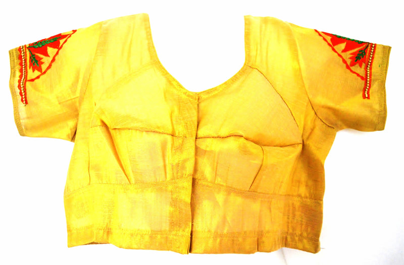 Gold Saree Blouse / Top  Size 34