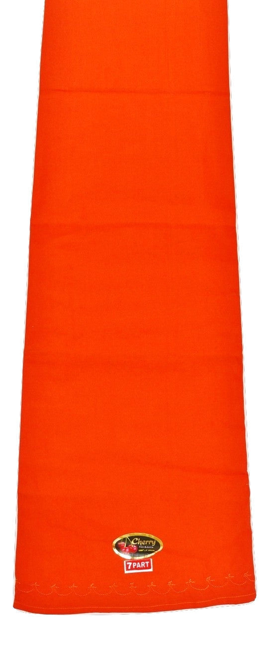 Bright Orange  Cotton Petticoat / Skirt
