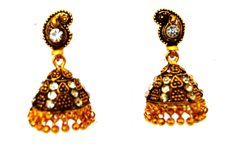 New Bollywood Indian Costume Jewellery Earrings