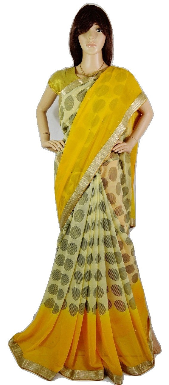 Exclusive Fancy Saree With Silk Blouse Piece