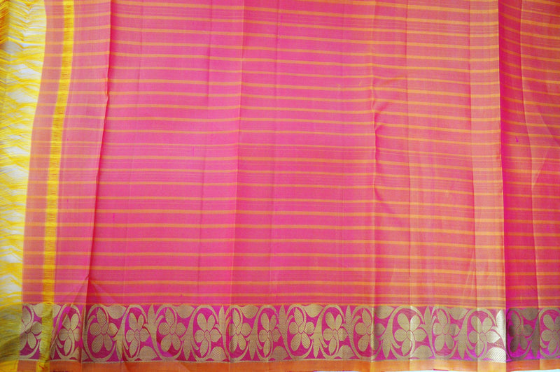 Dark Raspberry Colour Kanchipuram Pattu Silk Saree