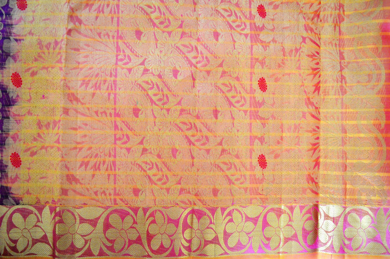 Dark Raspberry Colour Kanchipuram Pattu Silk Saree