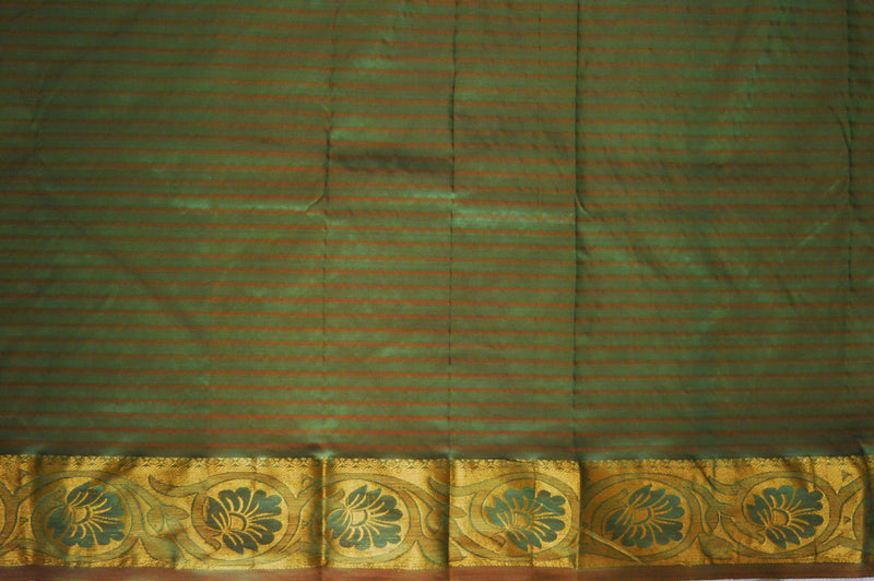 Green Colour  Kanchipuram  Silk Saree