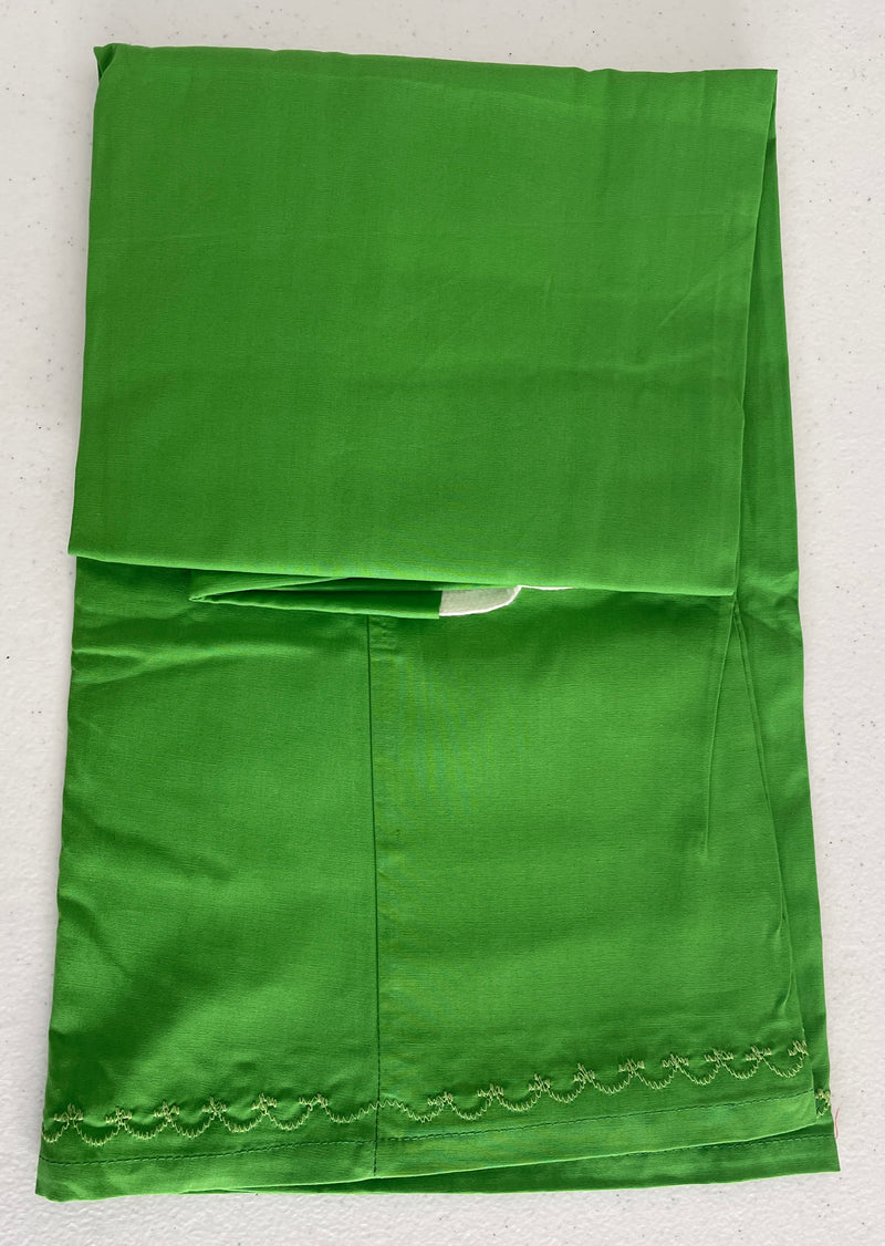 Green colour Cotton Petticoat / Skirt