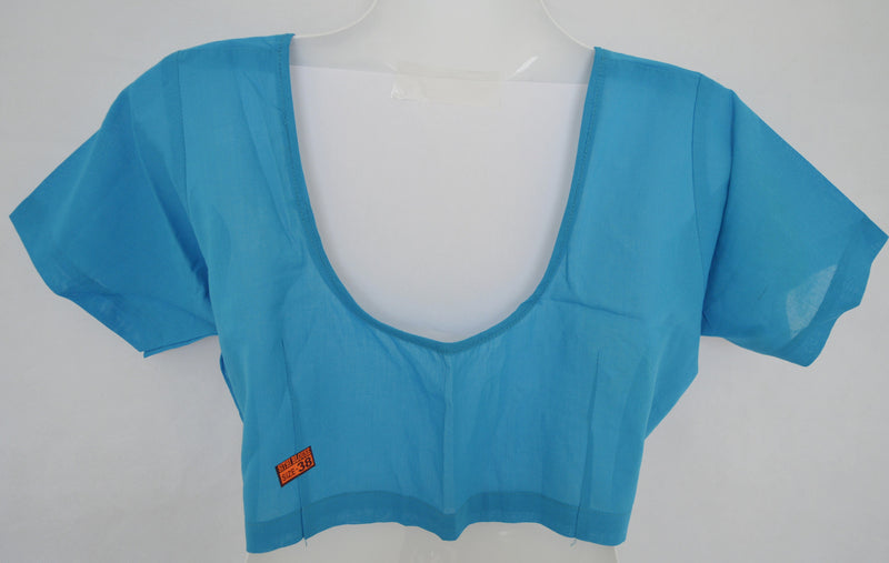 Blue  Saree Blouse / Top  Size 38