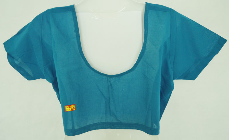 Blue Colour Saree Blouse/ Top  Size 40