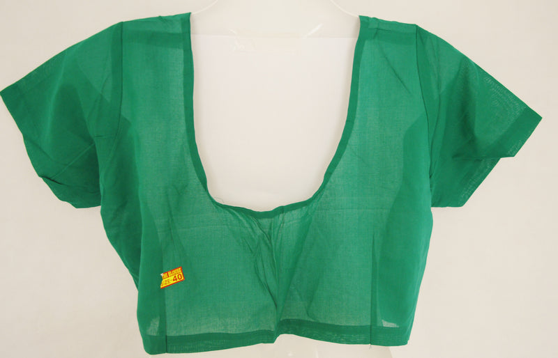 Green Colour Saree Blouse/ Top  Size 40