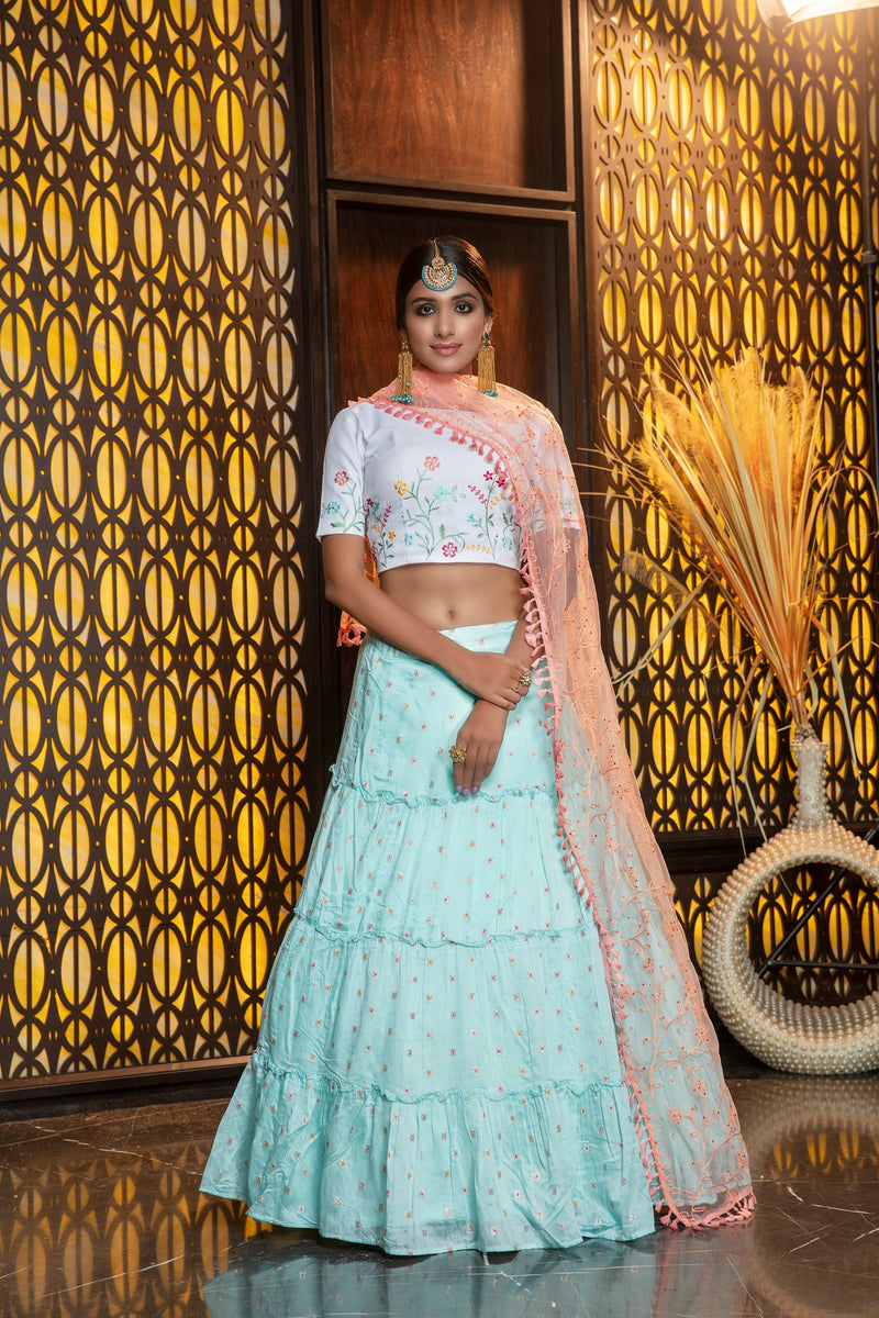 Stunning Semi stitched Lehenga