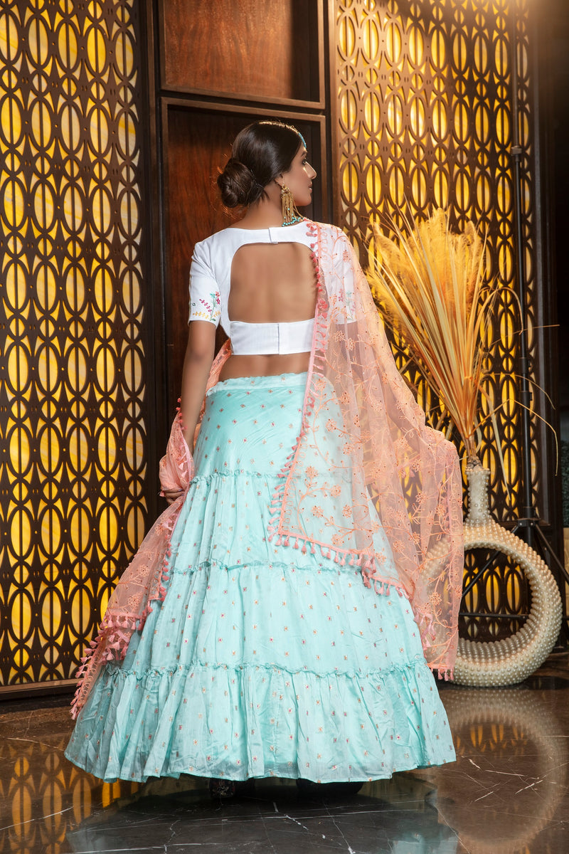 Stunning Semi stitched Lehenga