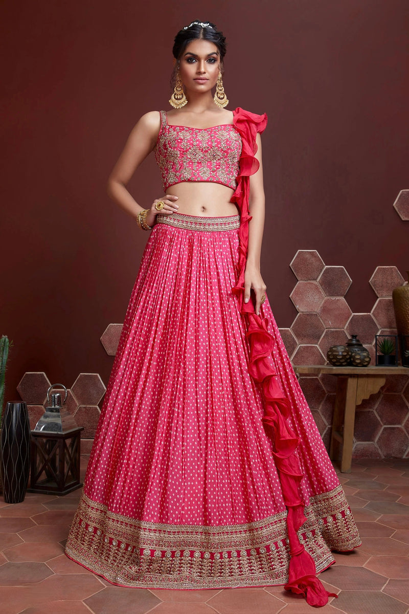 Fully Stitched Lehenga - Size L,XL,XXL