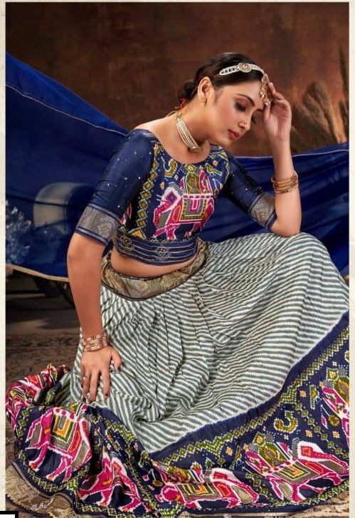 Designer Lehenga Choli With Stone Work