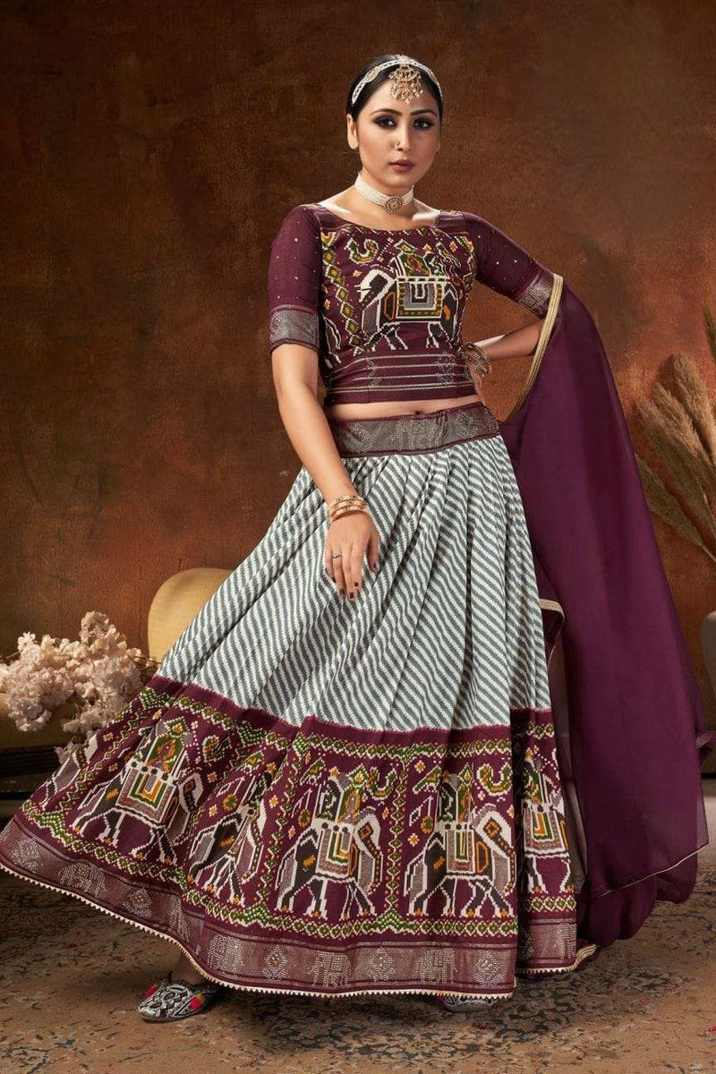 Designer Lehenga Choli With Stone Work