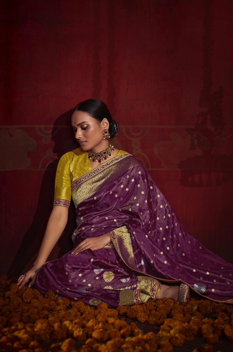 Pure Dola Silk And Attractive Weaving Design