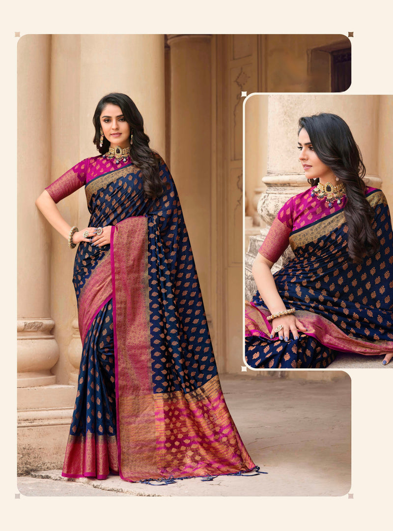 Festive Wear Woven Work Silk Saree