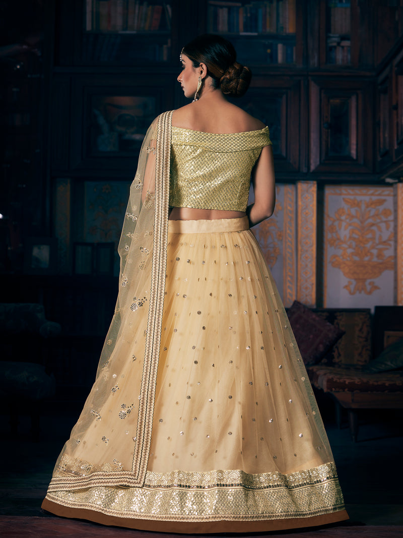 Net & Georgette Designer Lehenga