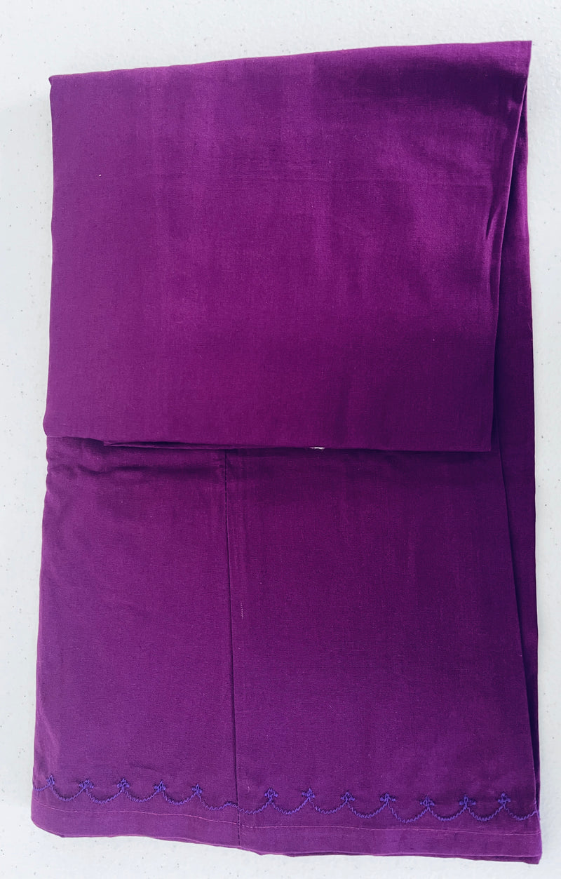 Purple Colour Cotton Petticoat / Skirt