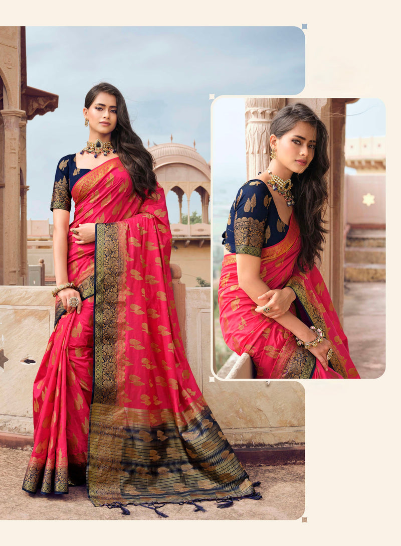 Festive Wear Woven Work Silk Saree