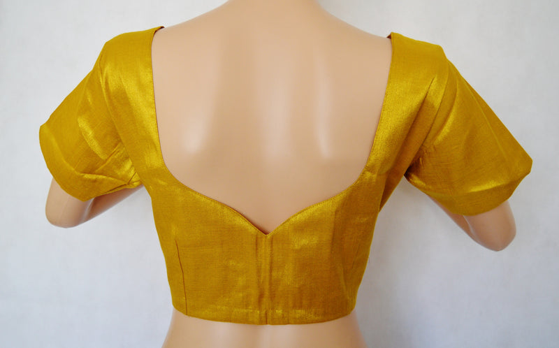 Gold Brocade Blouse Size 40